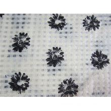 Polyester Check Organza Fabric for Skirt